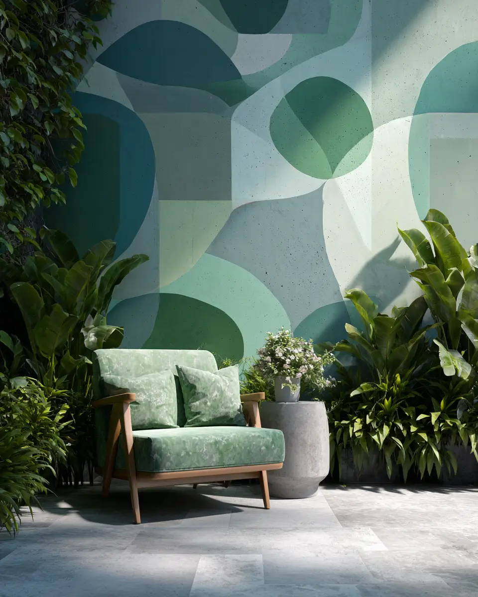 Sage Green Boho Garden Decor Ideas