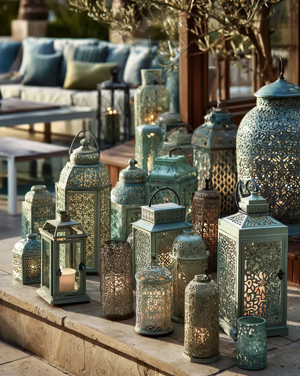 Sage Green Boho Patio Decor Ideas