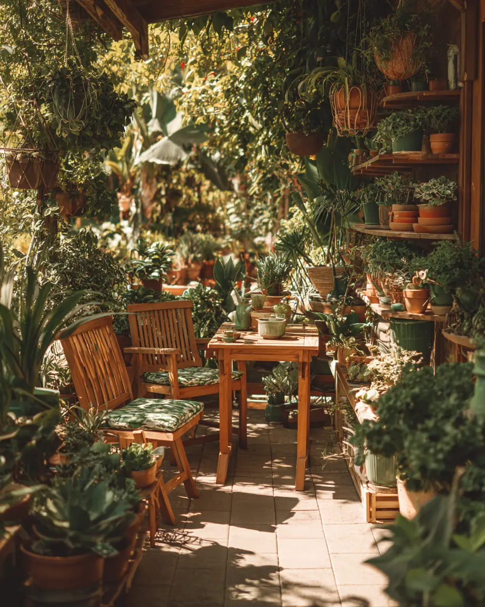 Sage Green Boho Patio Decor Ideas