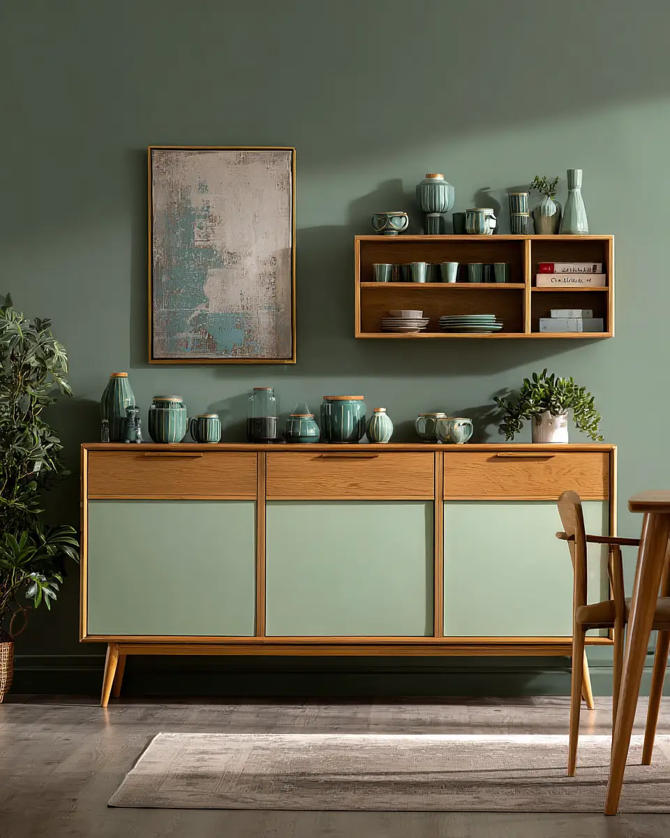 Sage Green Classic Dining Room Decor Ideas