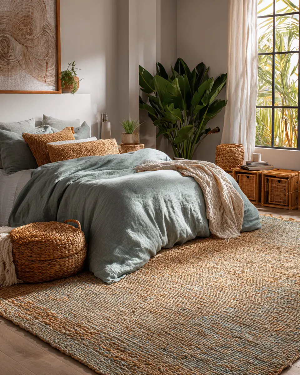 Sage Green Coastal Bedroom Decor Ideas