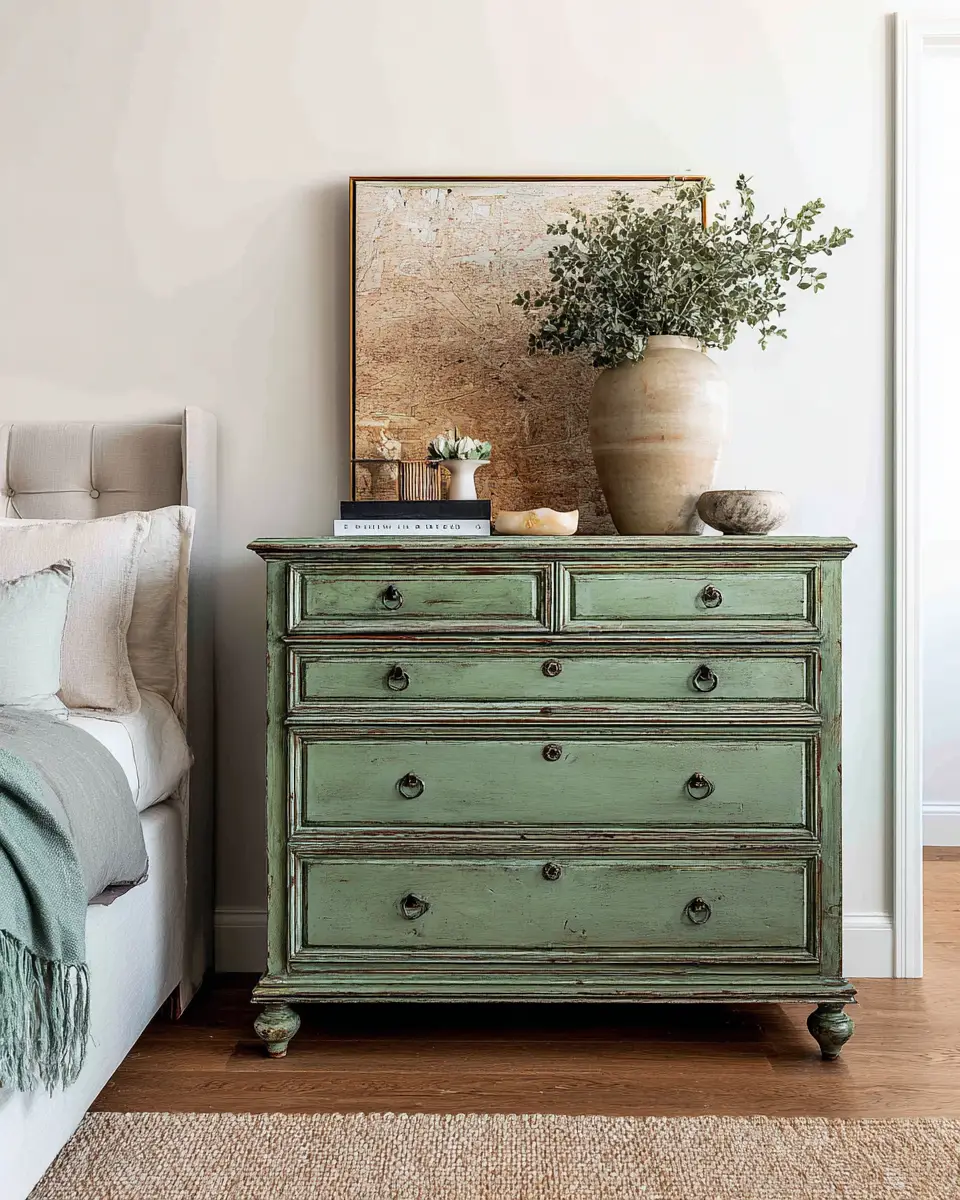 Sage Green Coastal Bedroom Decor Ideas