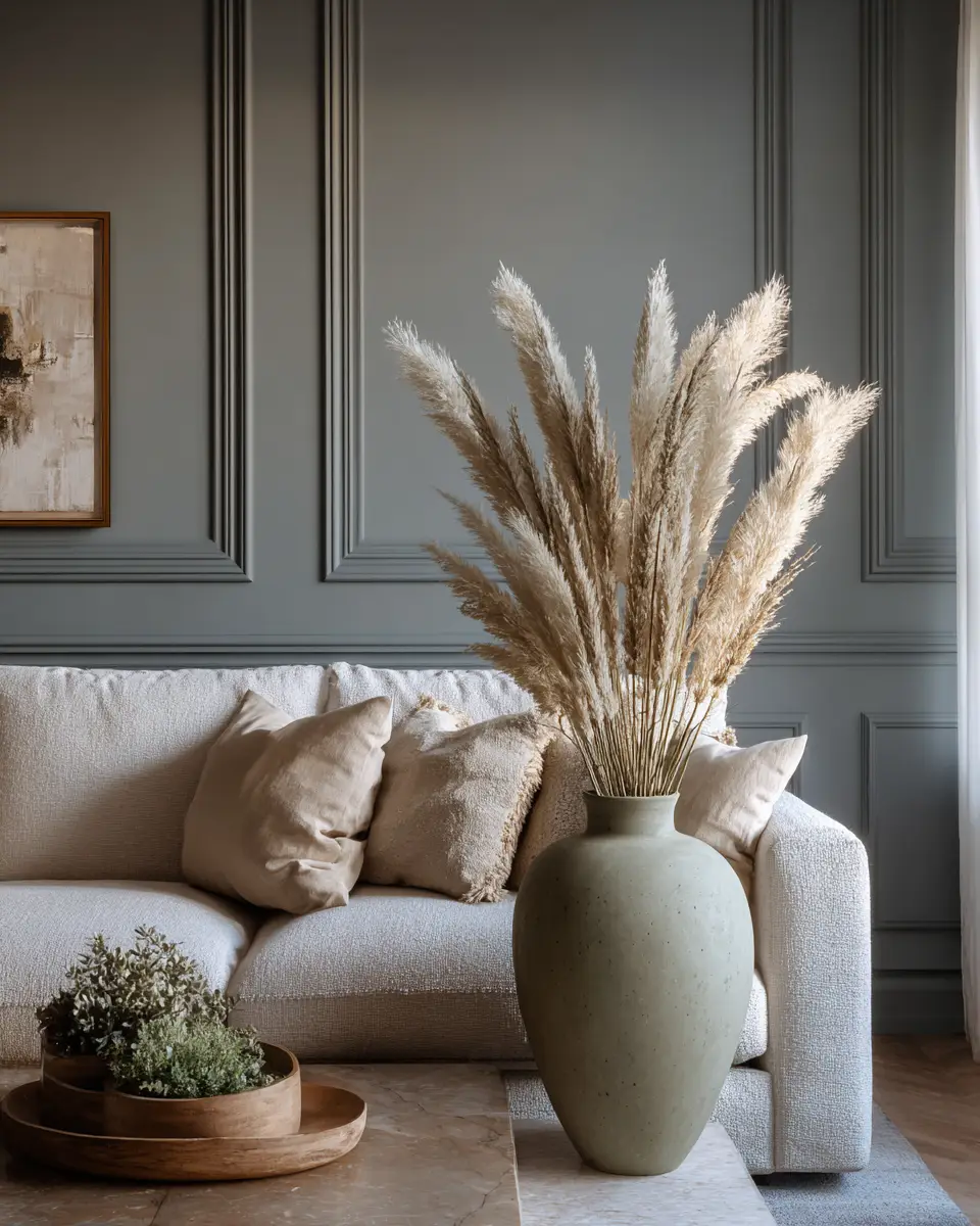 Sage Green Coastal Living Room Decor Ideas