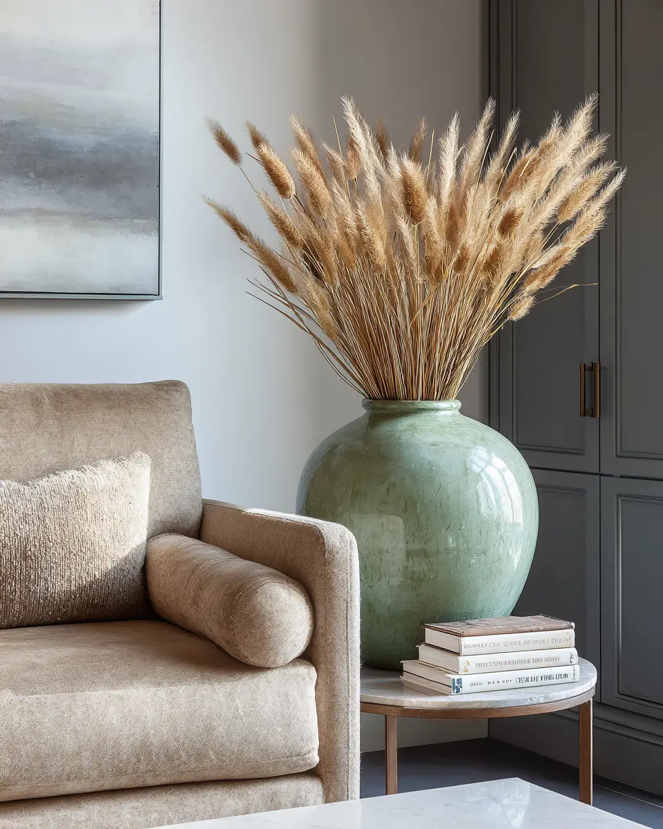 Sage Green Coastal Living Room Decor Ideas