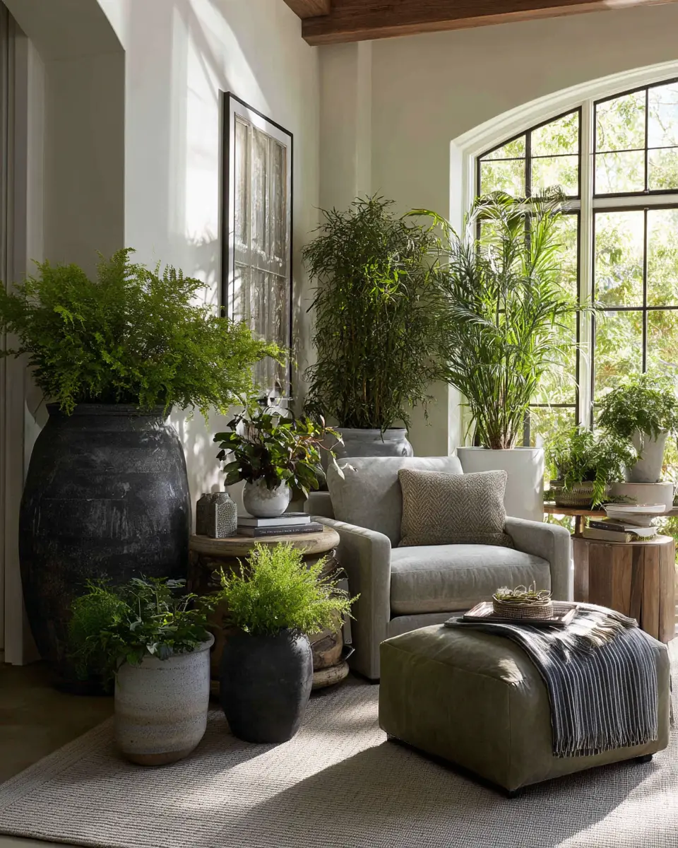 Sage Green Coastal Living Room Decor Ideas