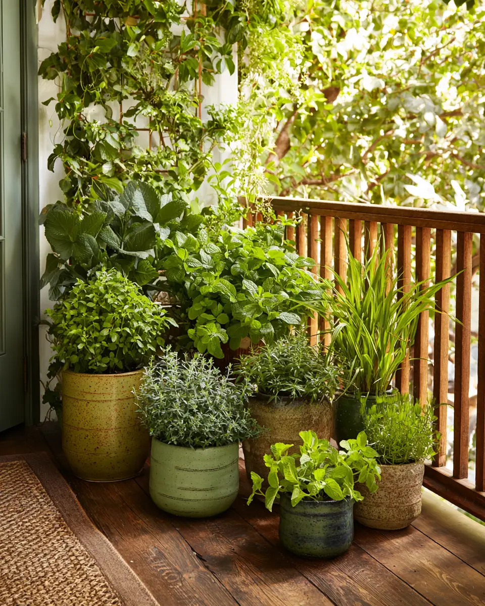Sage Green Eclectic Porch Decor Ideas
