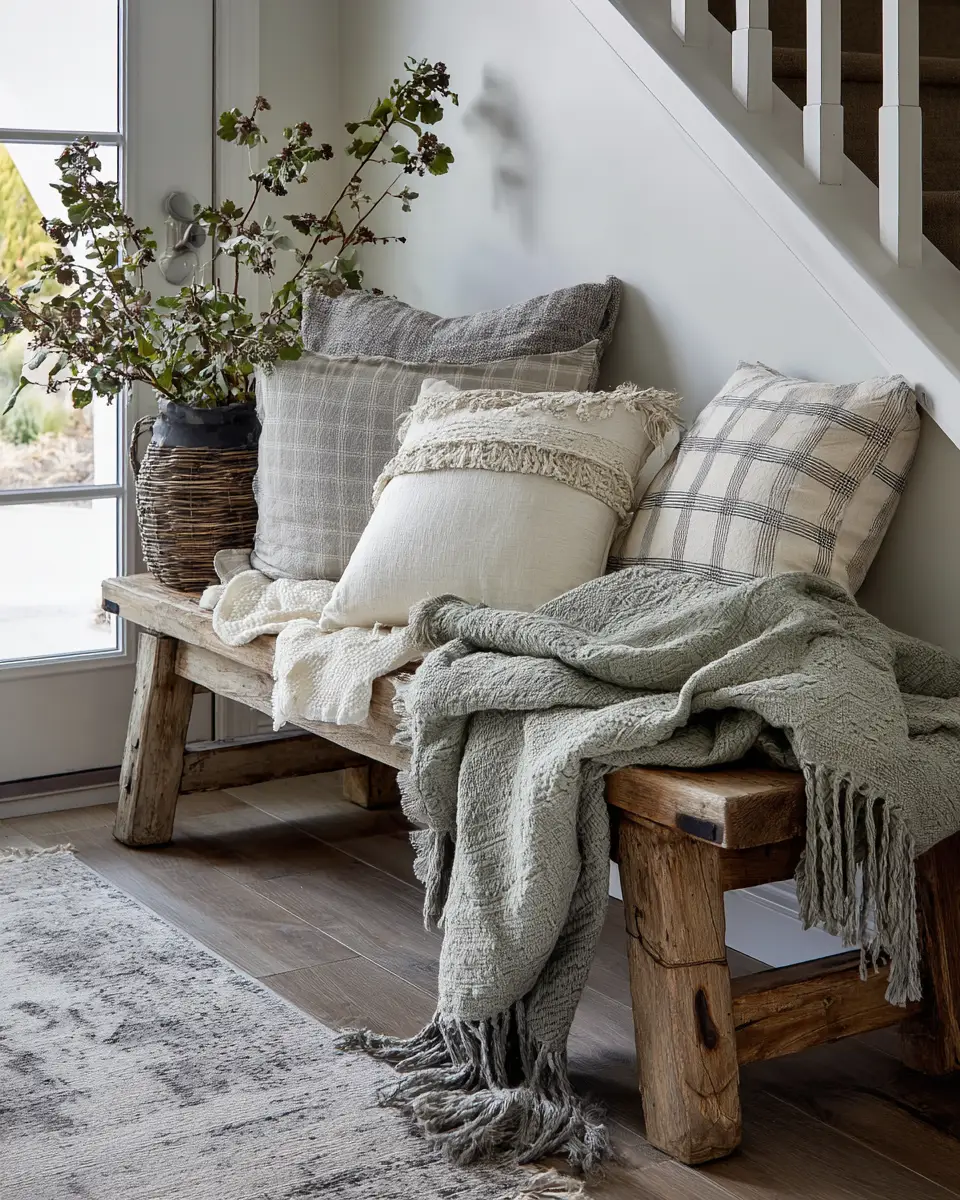 Sage Green Farmhouse Entryway Decor Ideas