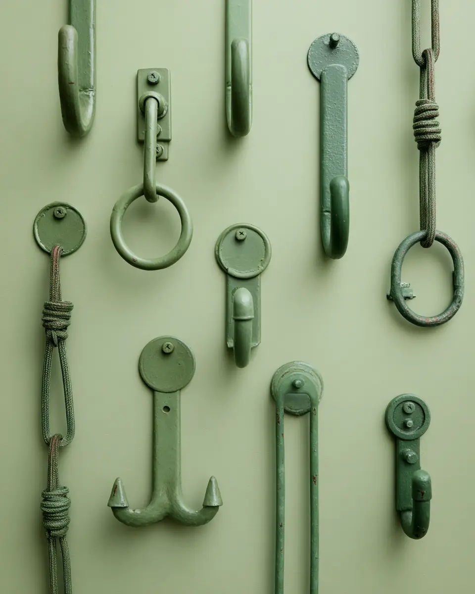 Sage Green Industrial Home Office Decor Ideas