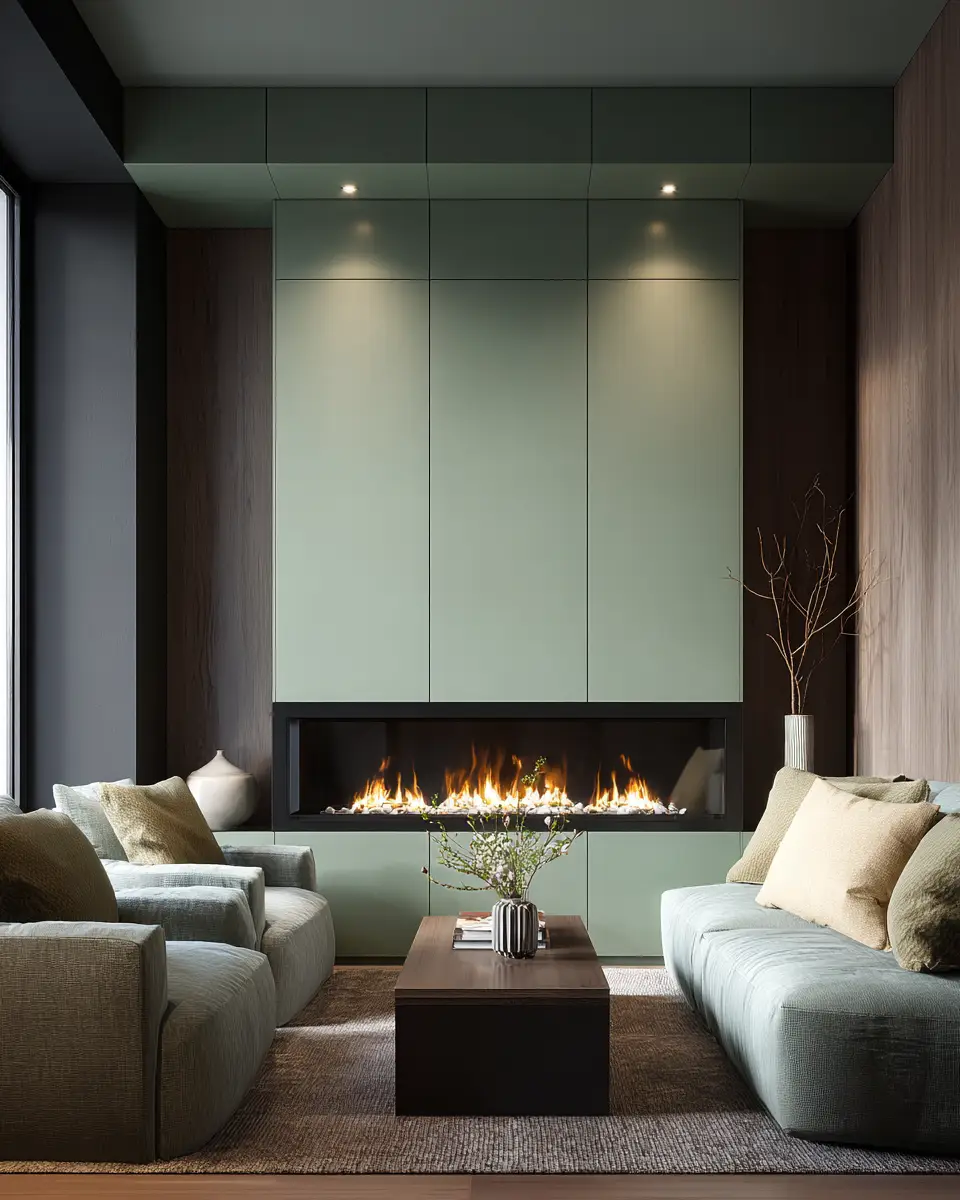 Sage Green Living Room Decor Ideas - Featured