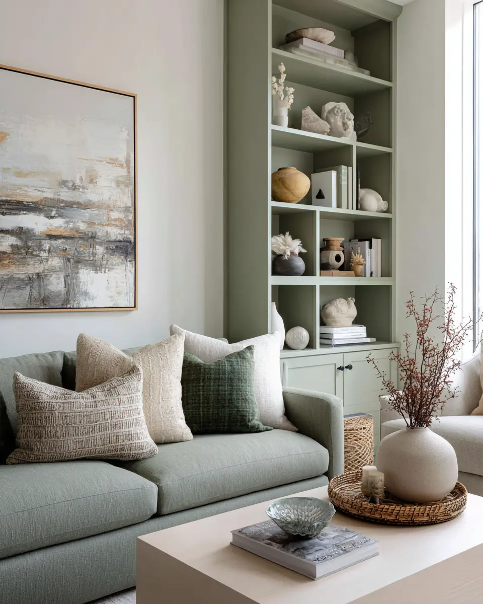 Sage Green Living Room Decor Ideas