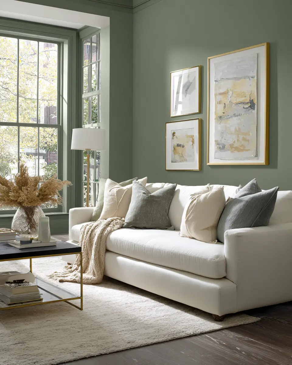 Sage Green Living Room Decor Ideas