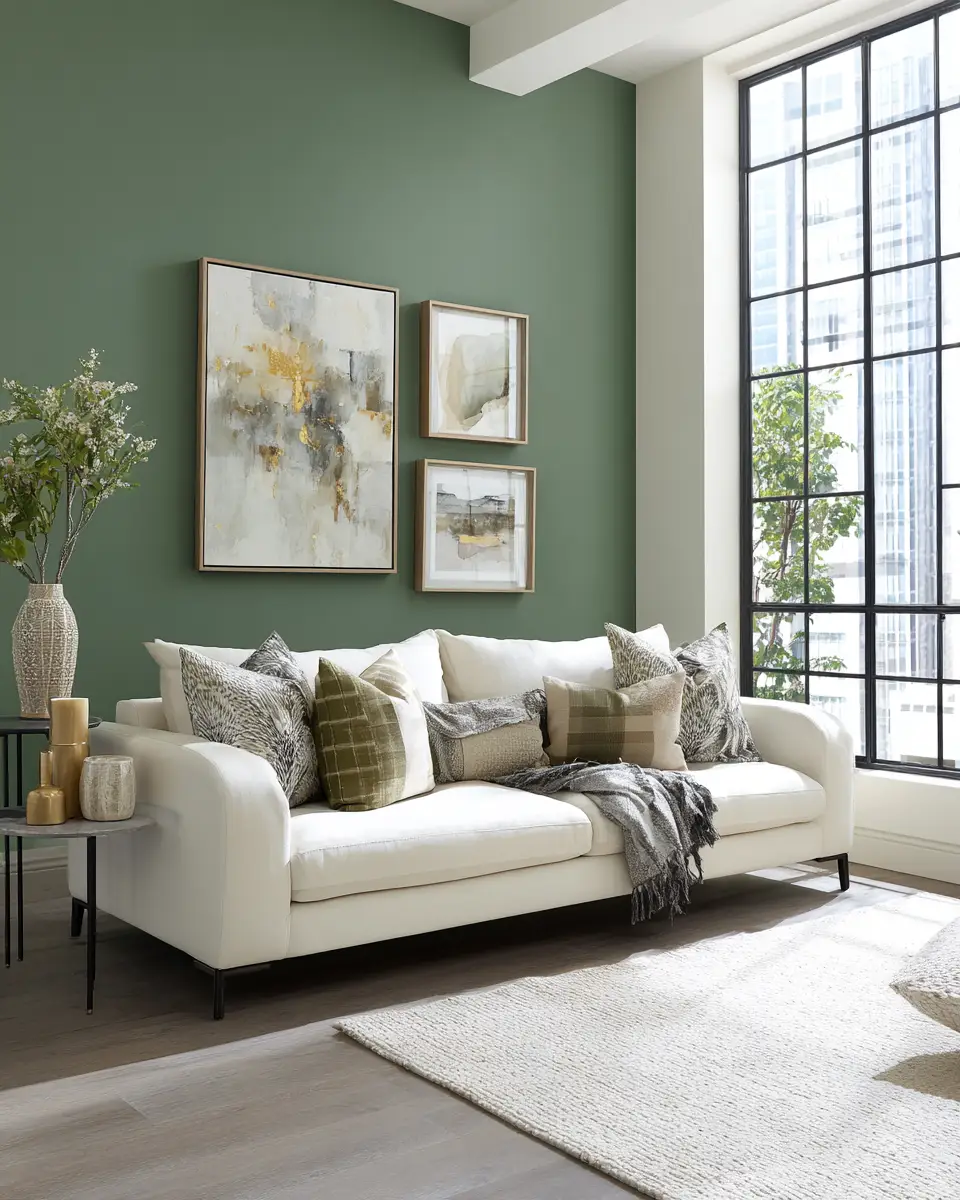 Sage Green Living Room Decor Ideas