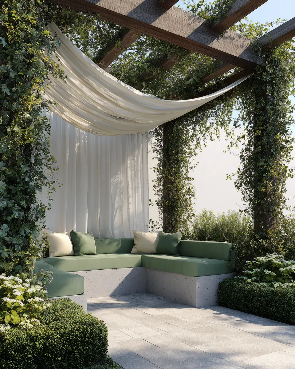 Sage Green Minimalist Garden Decor Ideas - Featured