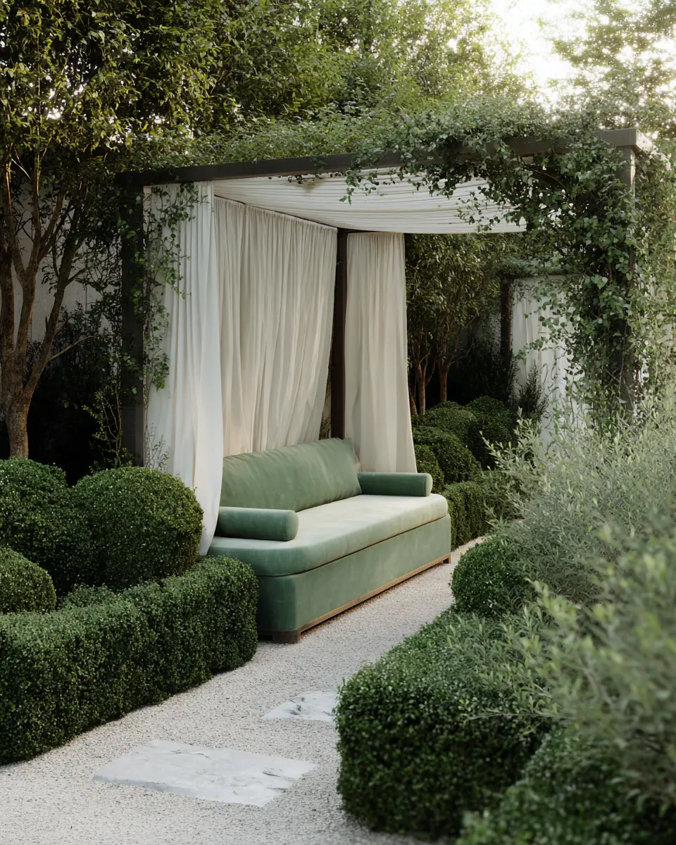Sage Green Minimalist Garden Decor Ideas