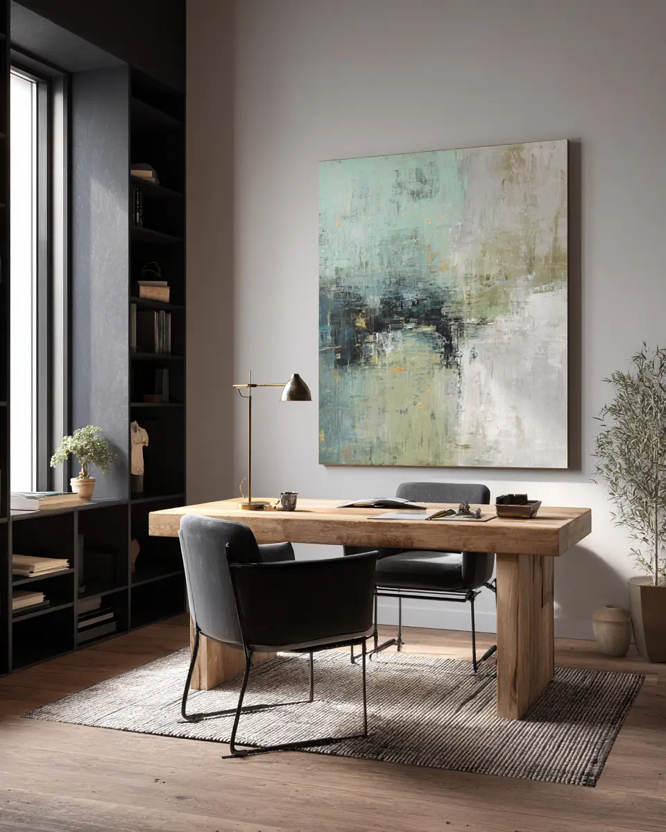 Sage Green Minimalist Home Office Decor Ideas