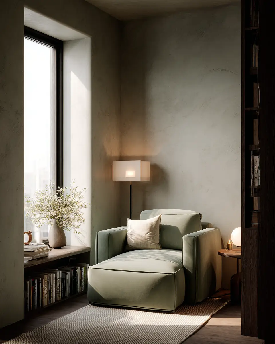 Sage Green Minimalist Home Office Decor Ideas