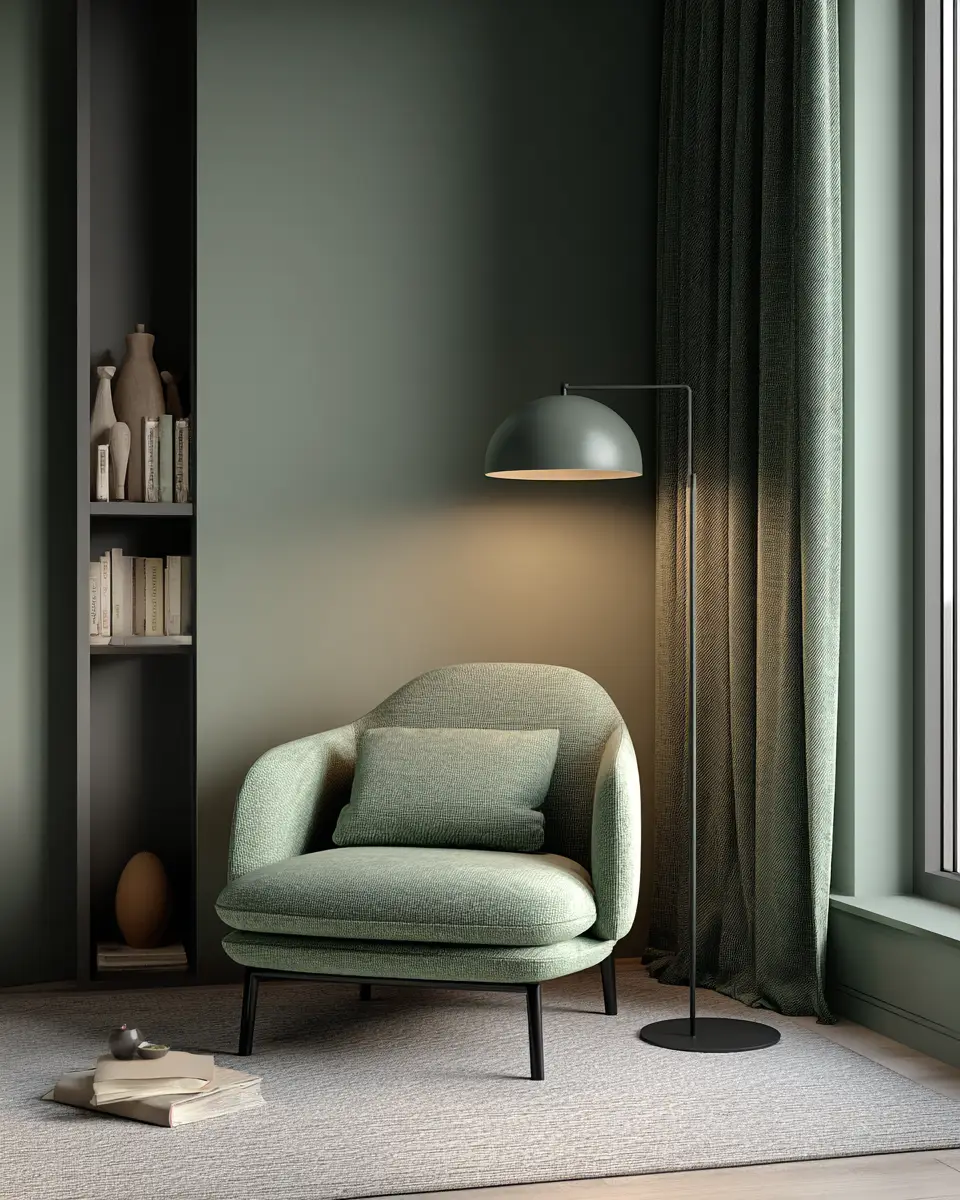 Sage Green Minimalist Home Office Decor Ideas