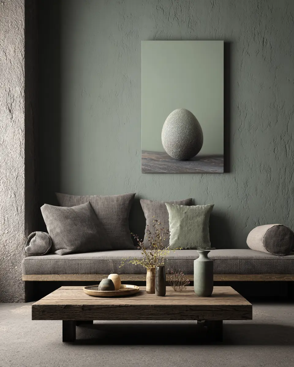 Sage Green Minimalist Living Room Decor Ideas