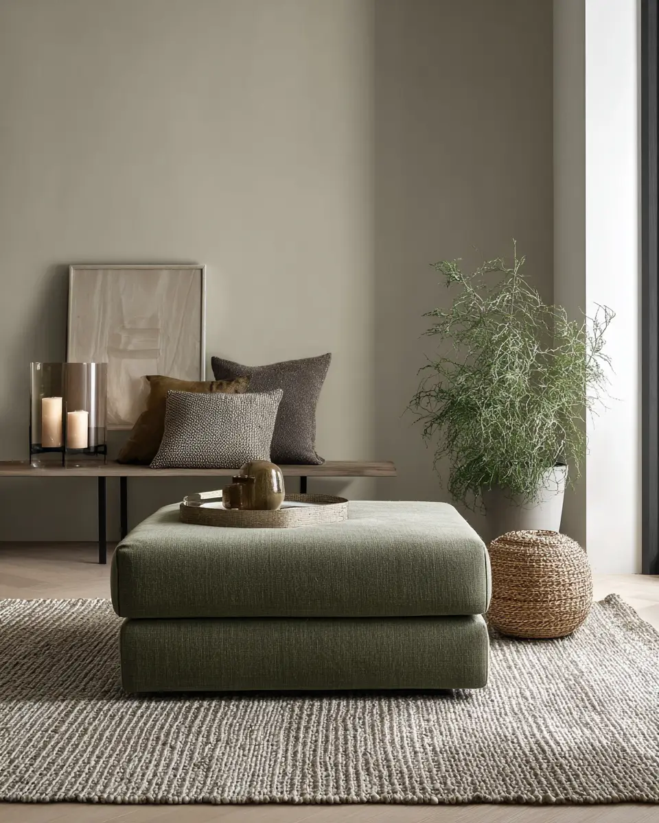 Sage Green Minimalist Living Room Decor Ideas