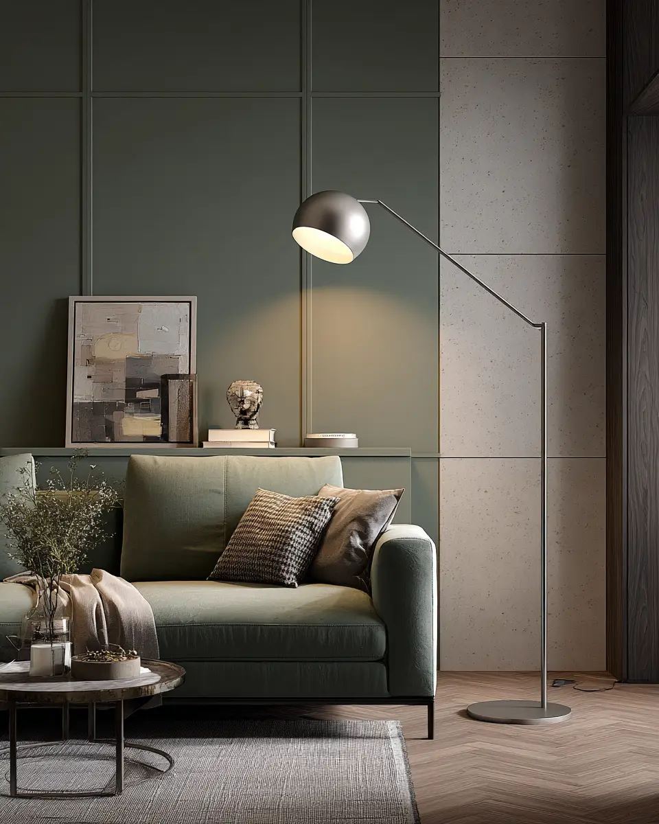 Sage Green Minimalist Living Room Decor Ideas