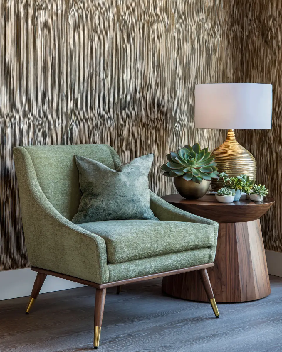 Sage Green Modern Living Room Decor Ideas