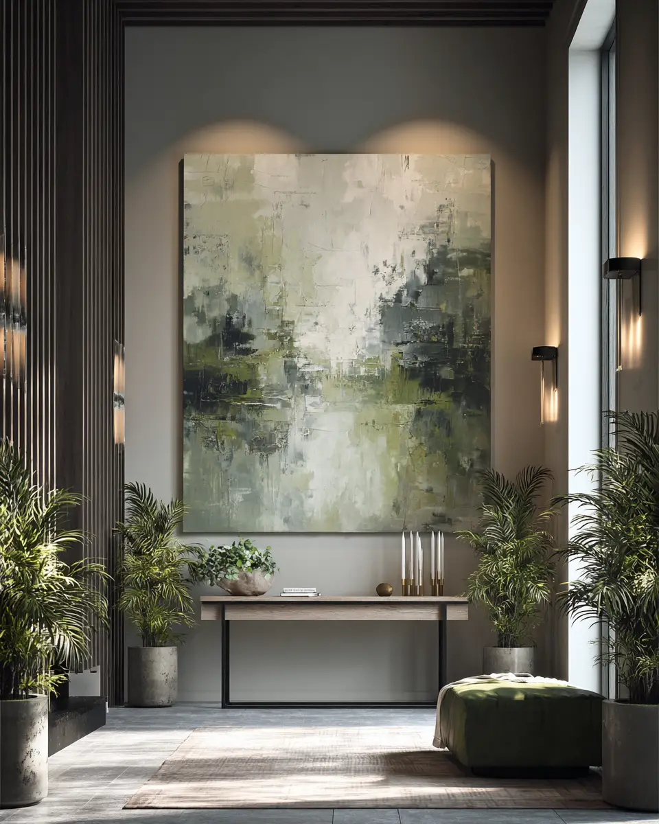 Sage Green Modern Living Room Decor Ideas