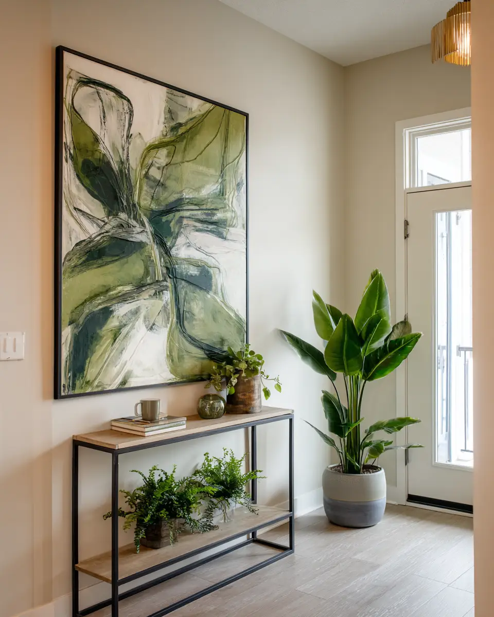 Sage Green Modern Living Room Decor Ideas