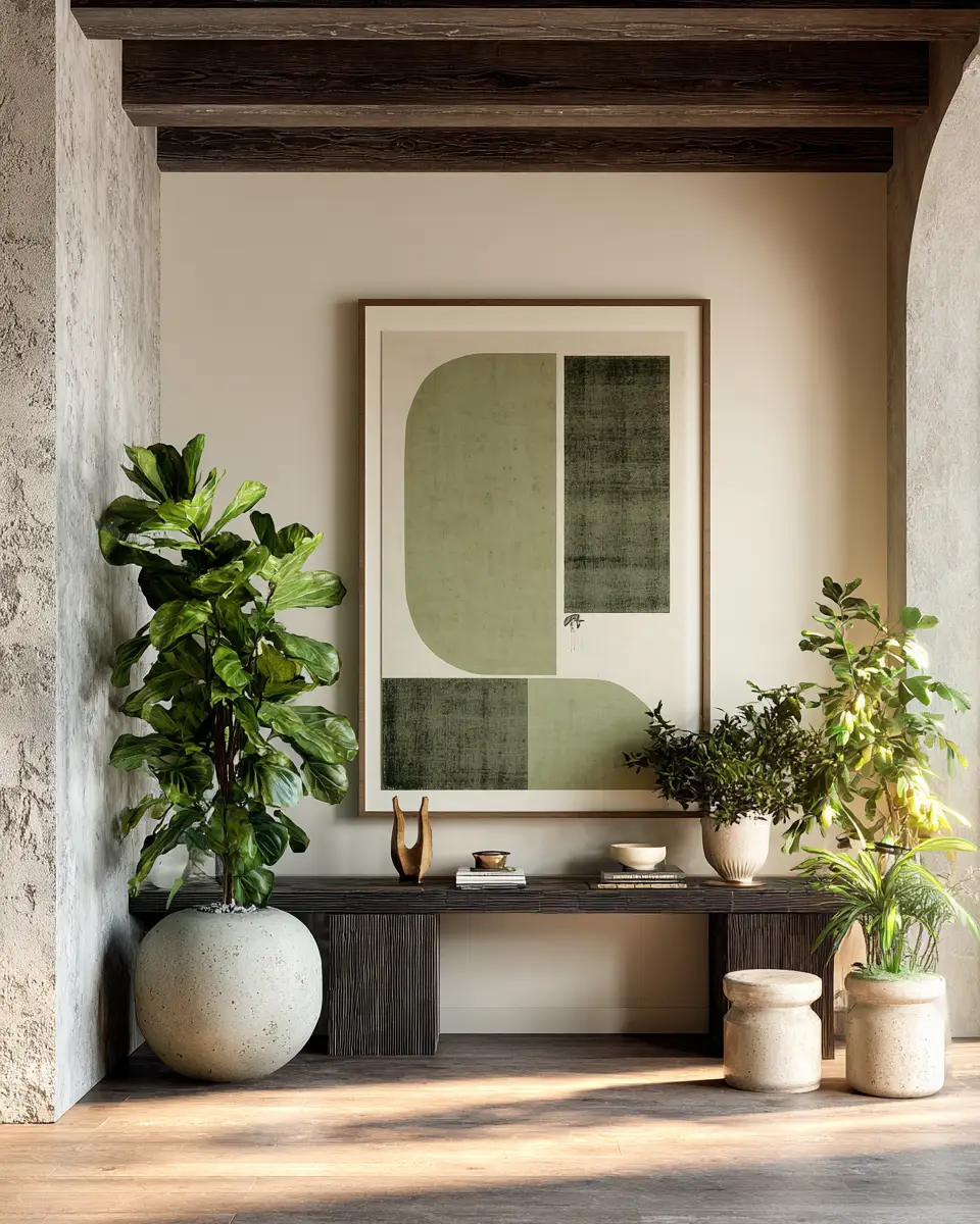 Sage Green Modern Living Room Decor Ideas