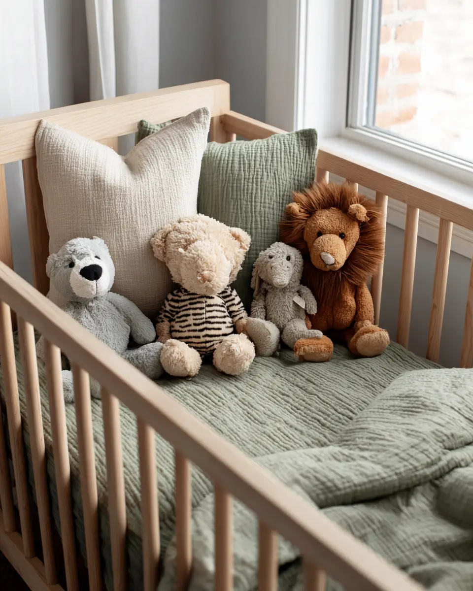 Sage Green Transitional Nursery Decor Ideas