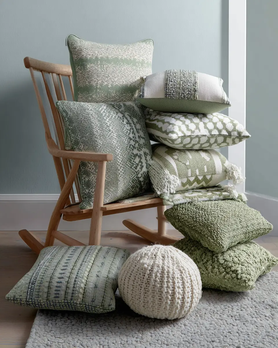 Sage Green Transitional Nursery Decor Ideas