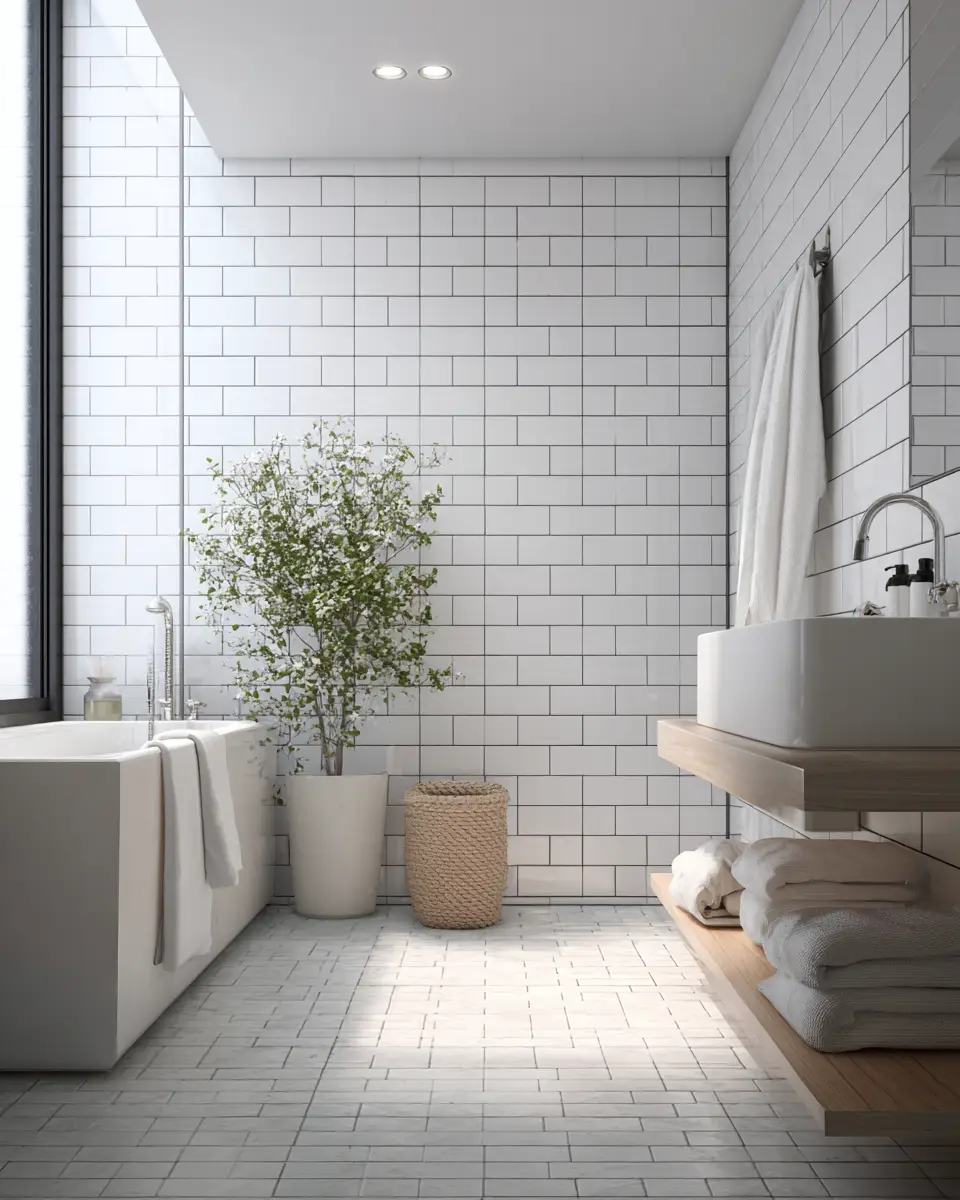 Scandinavian Bathroom Decor Ideas - Featured