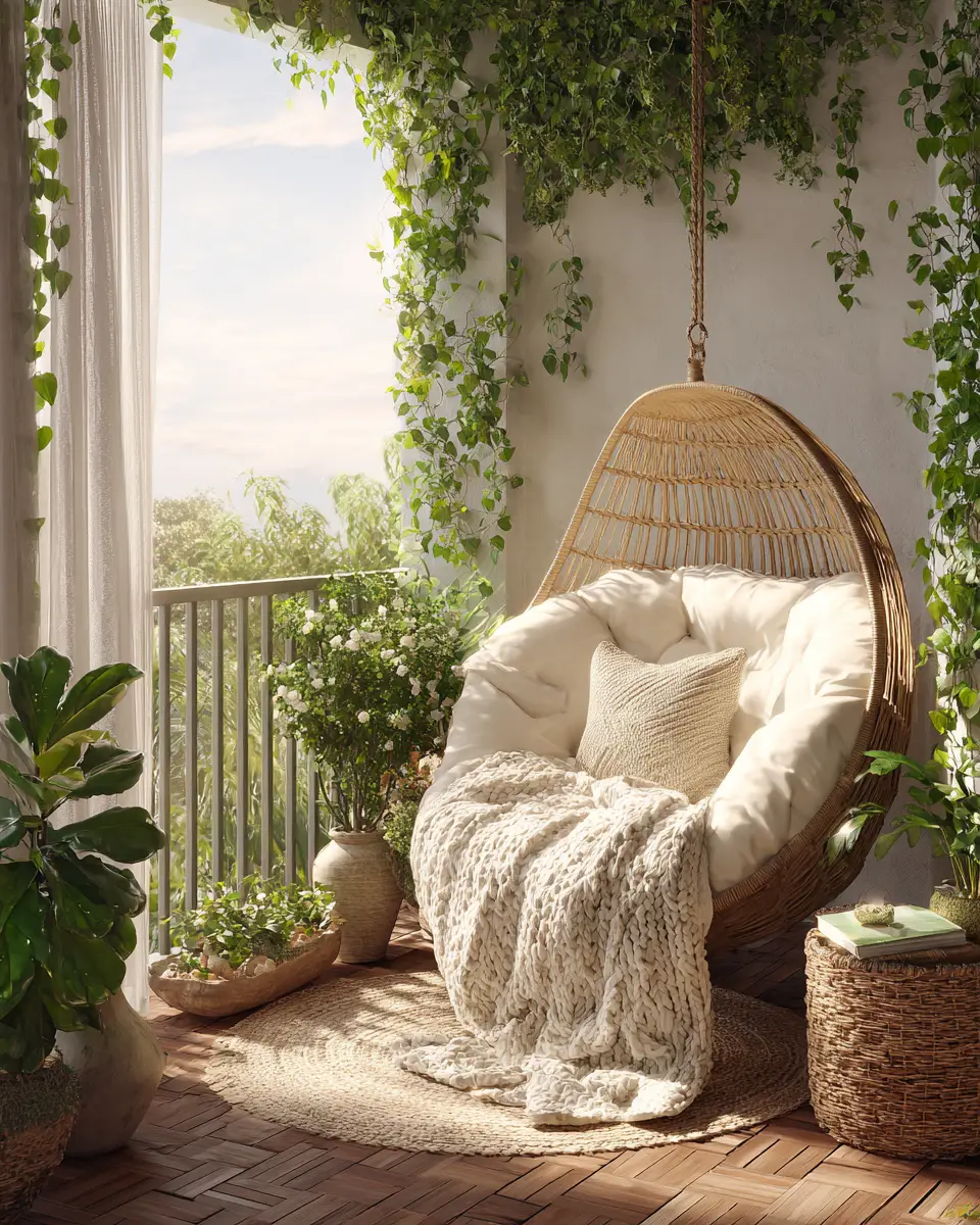Serene Balcony Decor Ideas