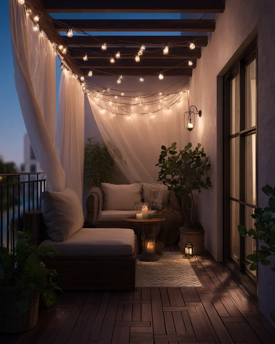 Serene Contemporary Balcony Decor Ideas