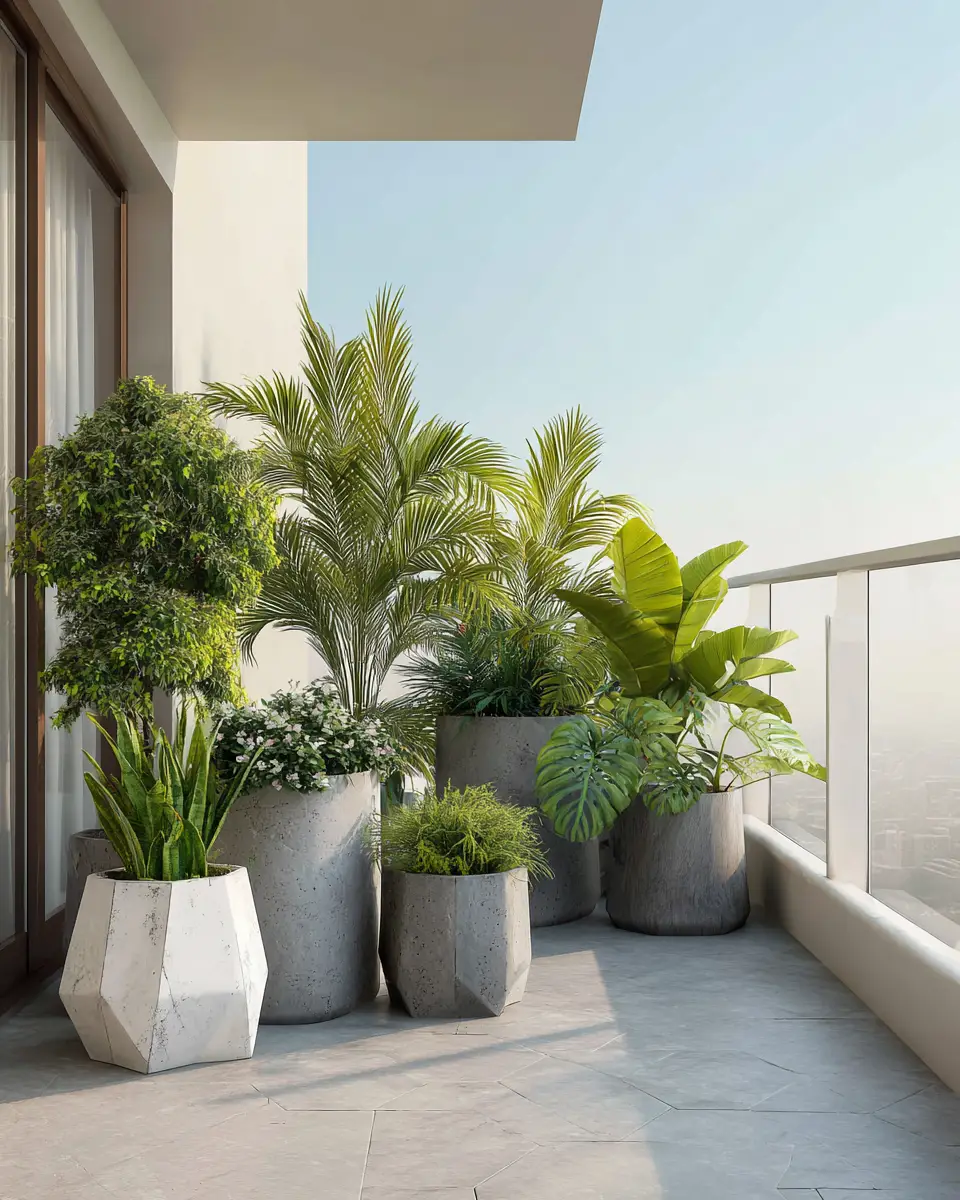 Serene Contemporary Balcony Decor Ideas