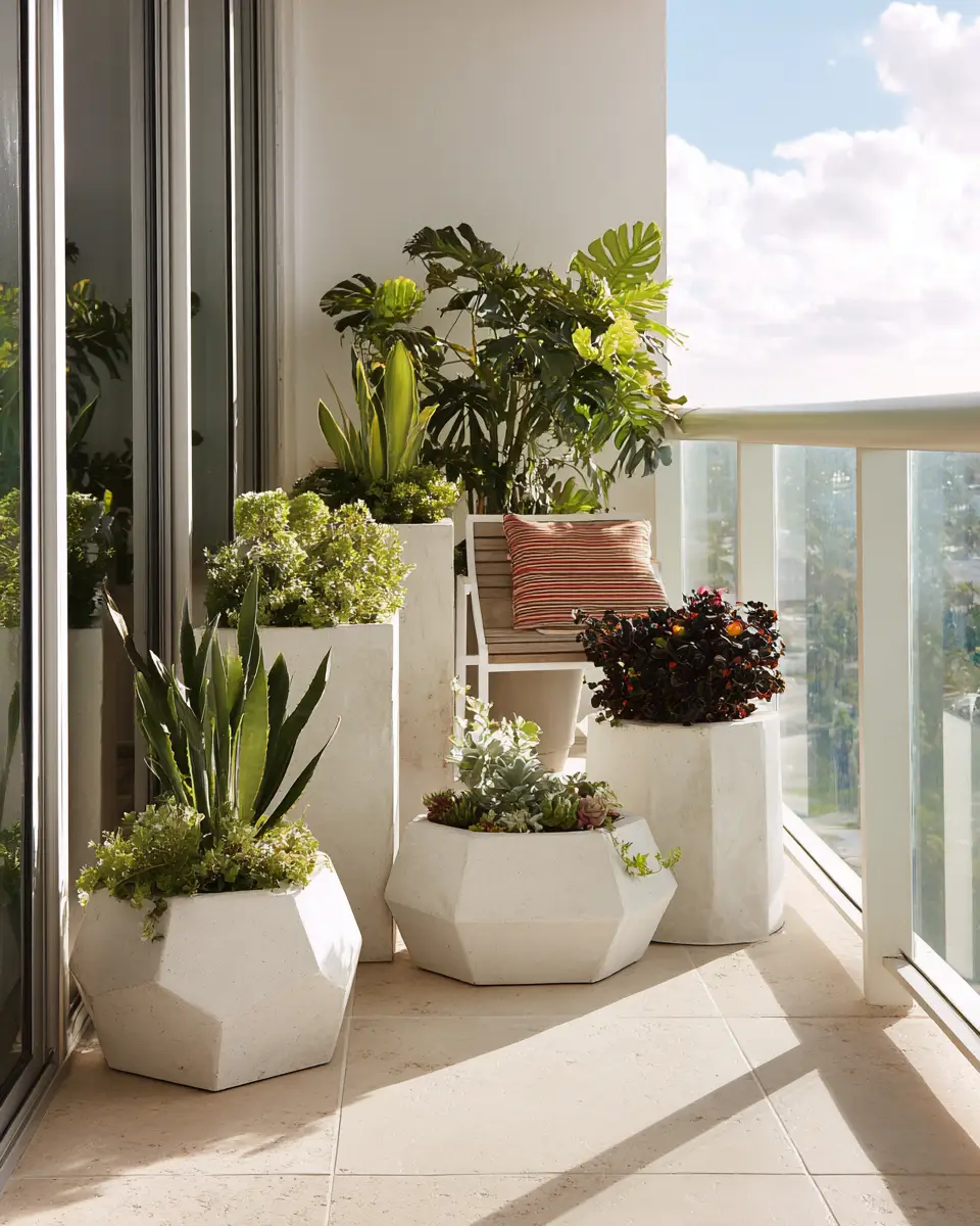 Serene Contemporary Balcony Decor Ideas