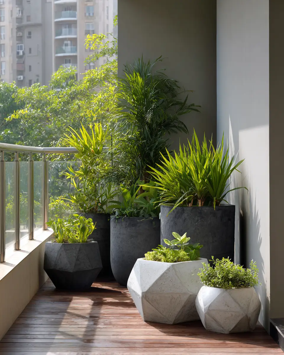 Serene Contemporary Balcony Decor Ideas