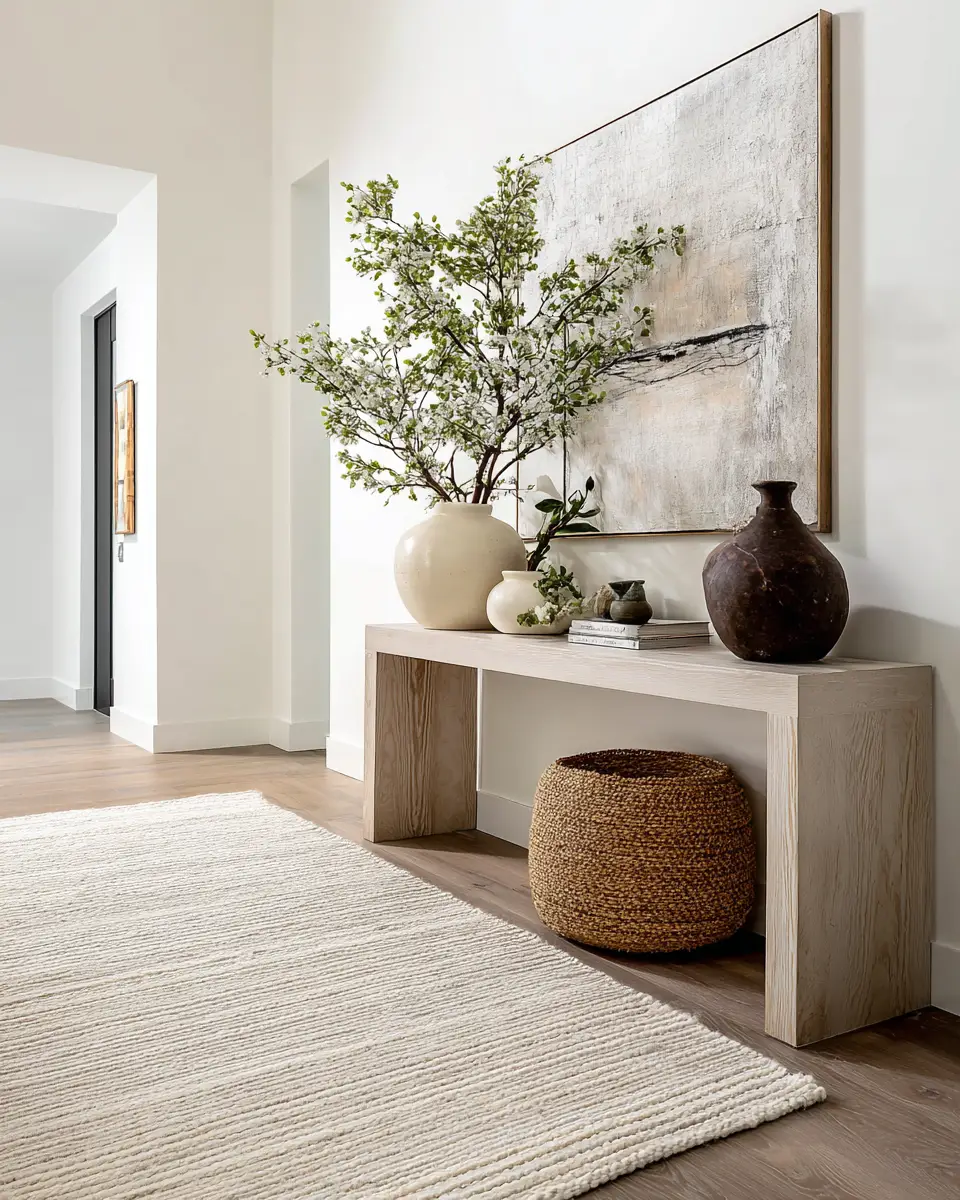 Serene Contemporary Entryway Decor Ideas