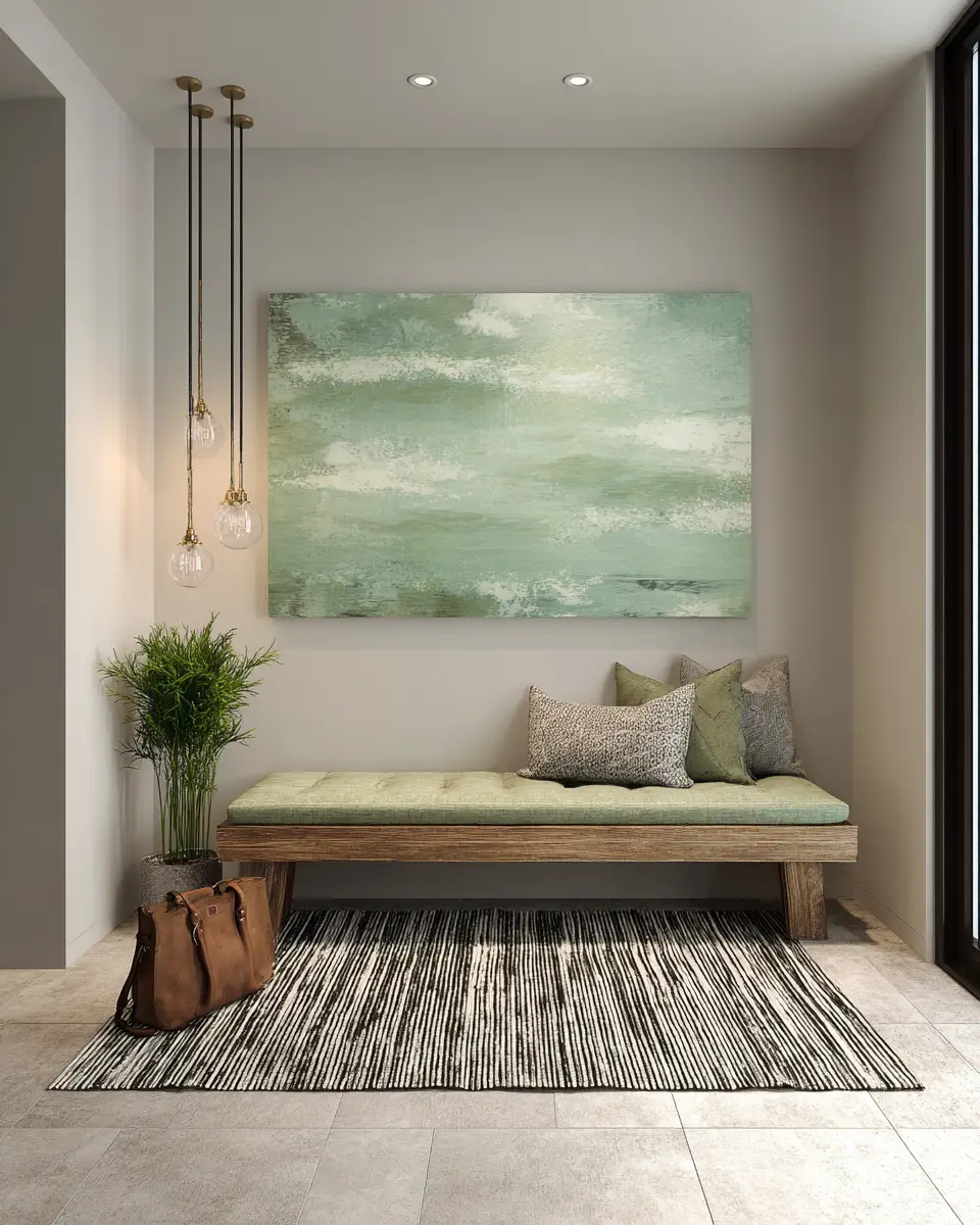 Serene Contemporary Entryway Decor Ideas