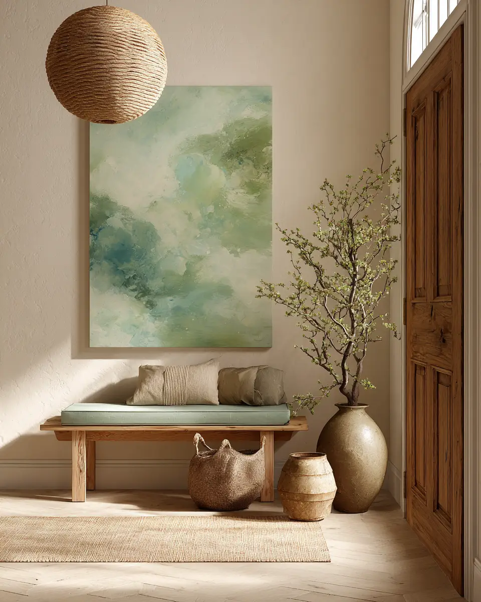 Serene Contemporary Entryway Decor Ideas