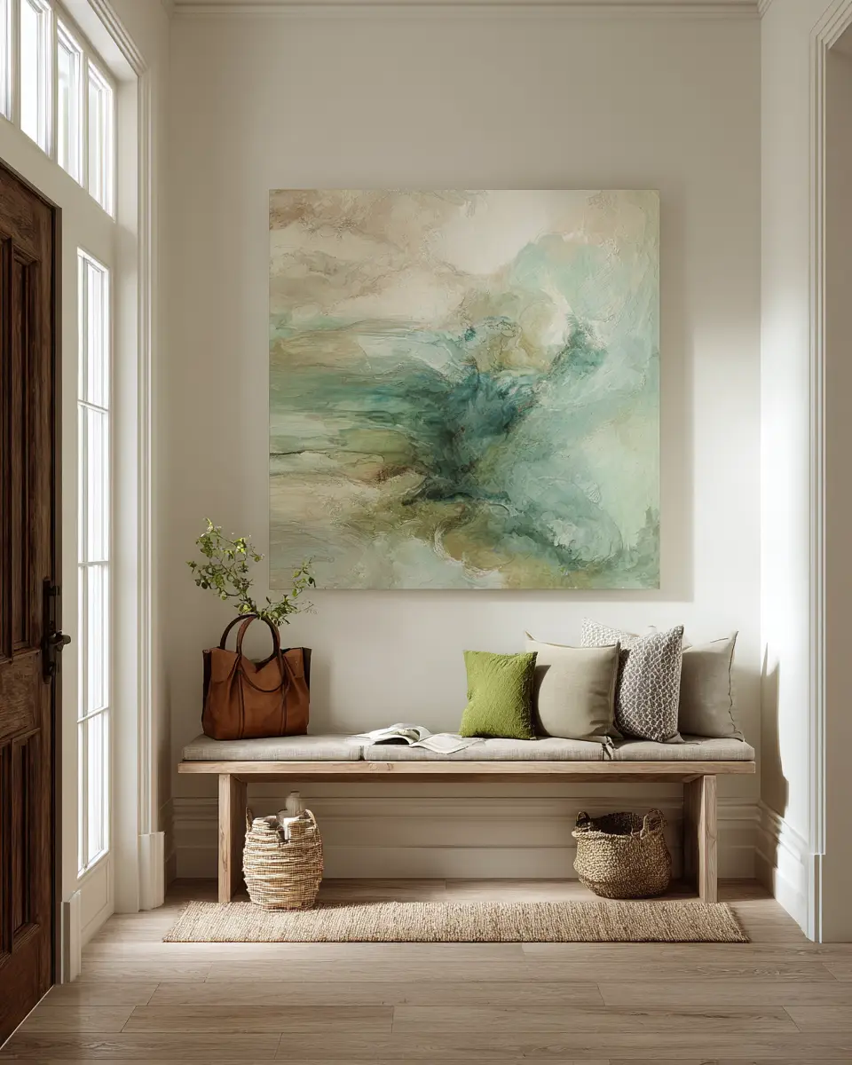 Serene Contemporary Entryway Decor Ideas