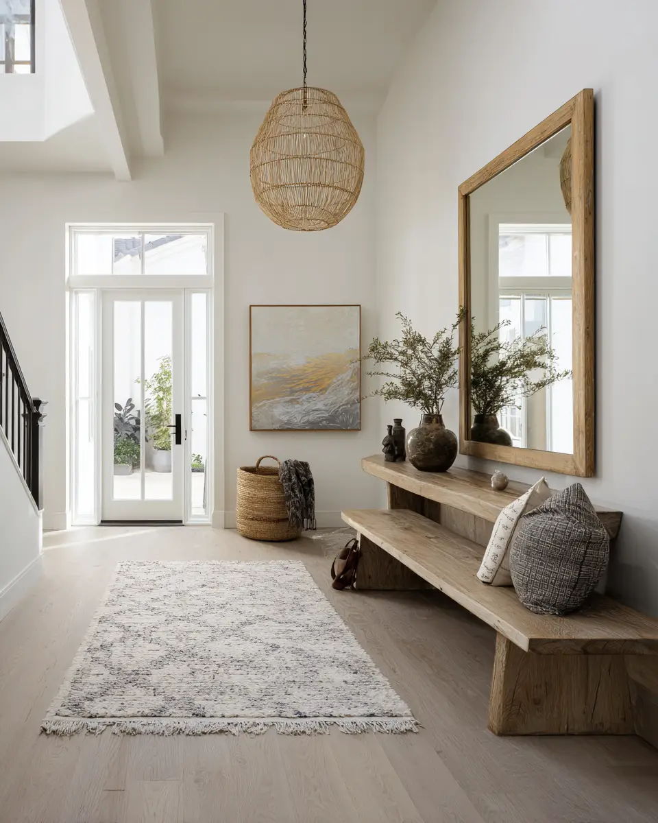 Serene Contemporary Entryway Decor Ideas