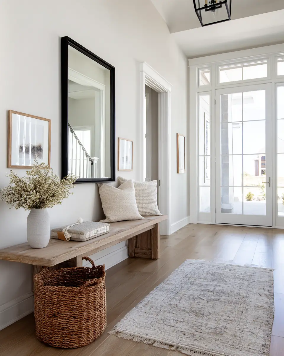 Serene Contemporary Entryway Decor Ideas