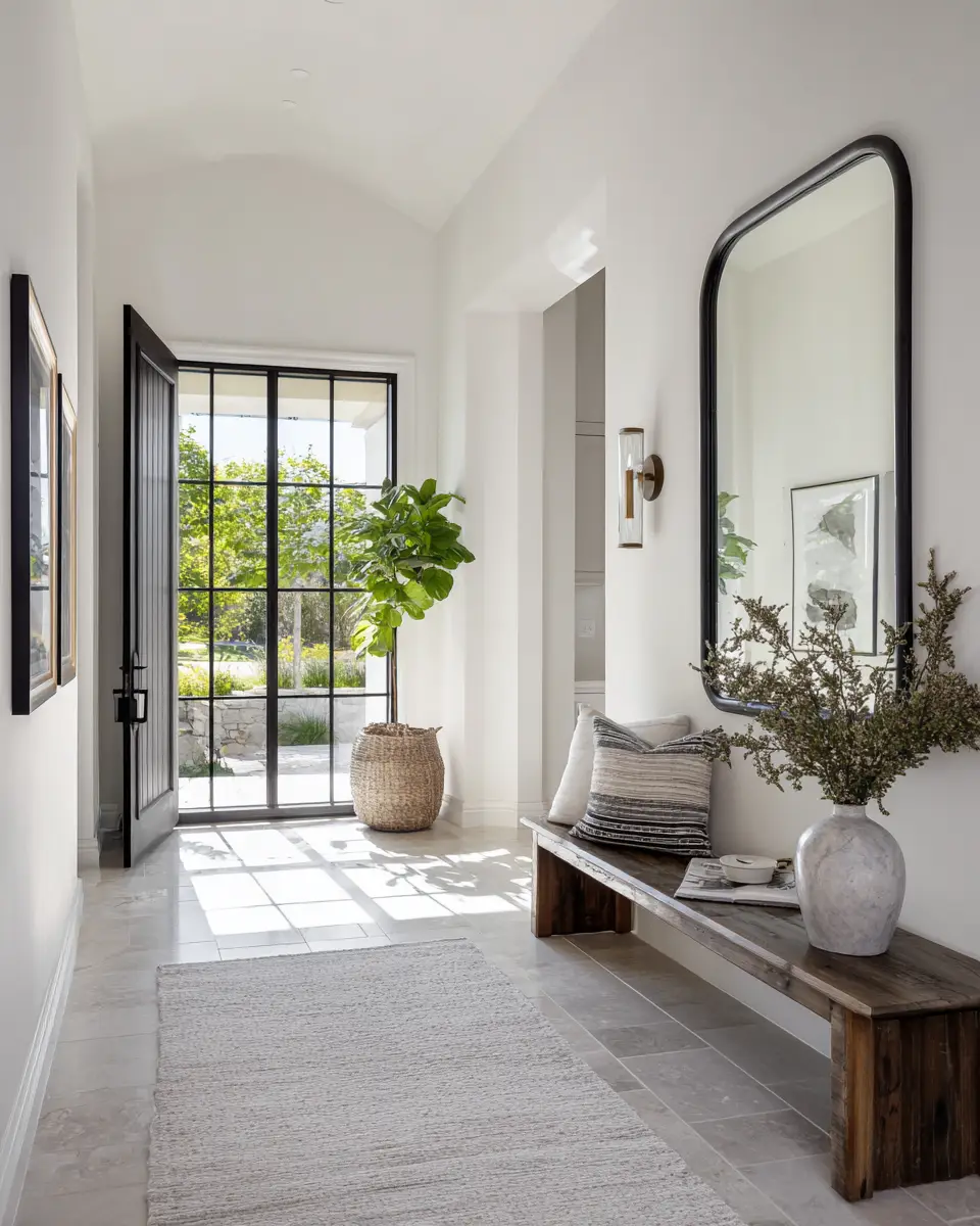 Serene Contemporary Entryway Decor Ideas