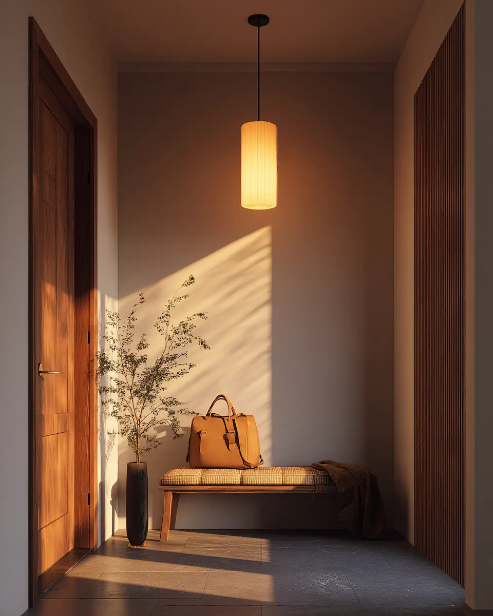 Serene Contemporary Entryway Decor Ideas