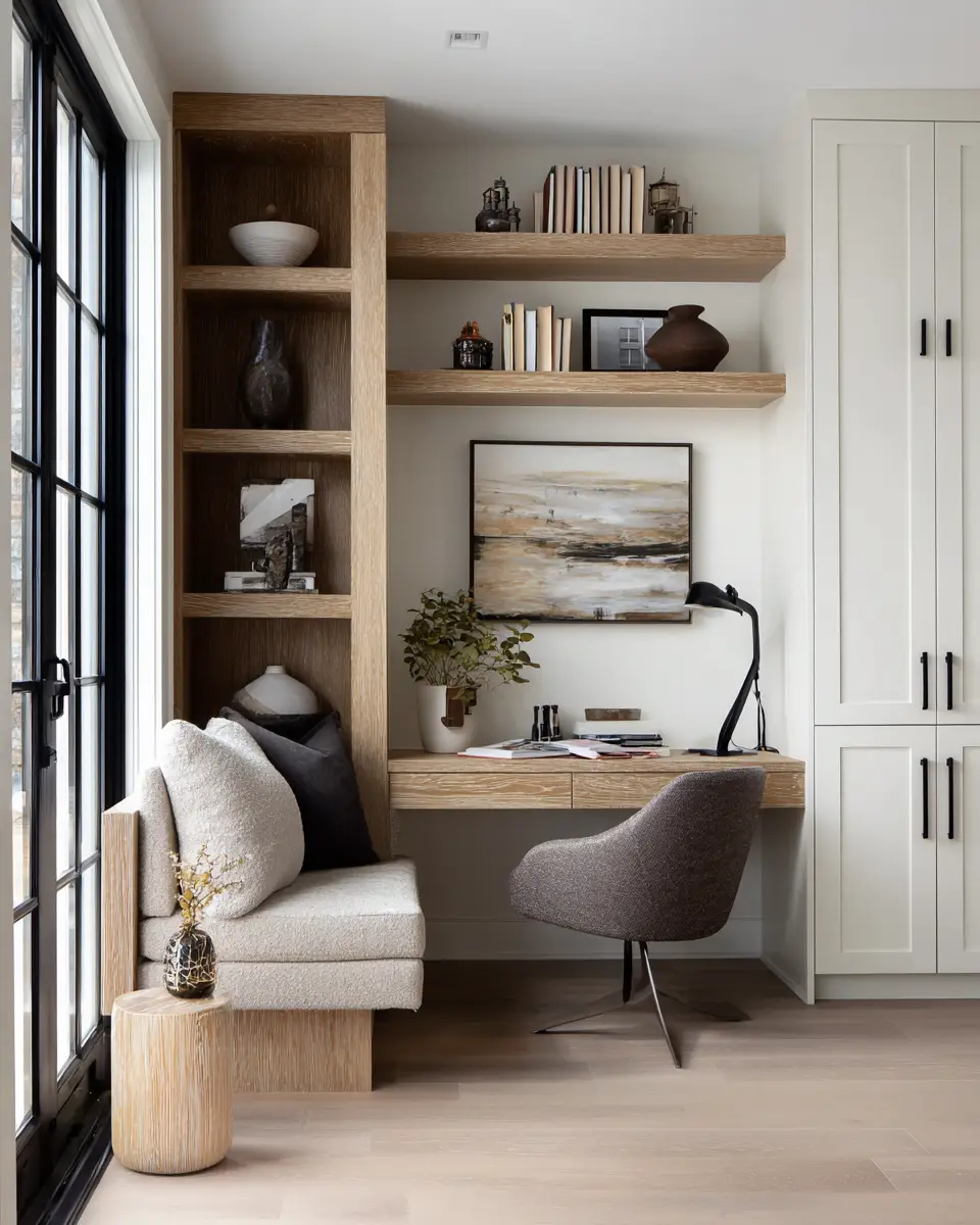 Serene Contemporary Home Office Decor Ideas