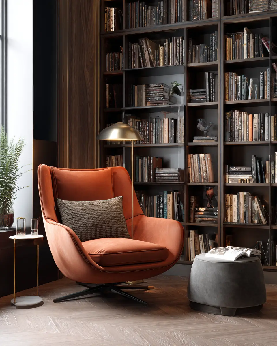 Serene Contemporary Home Office Decor Ideas