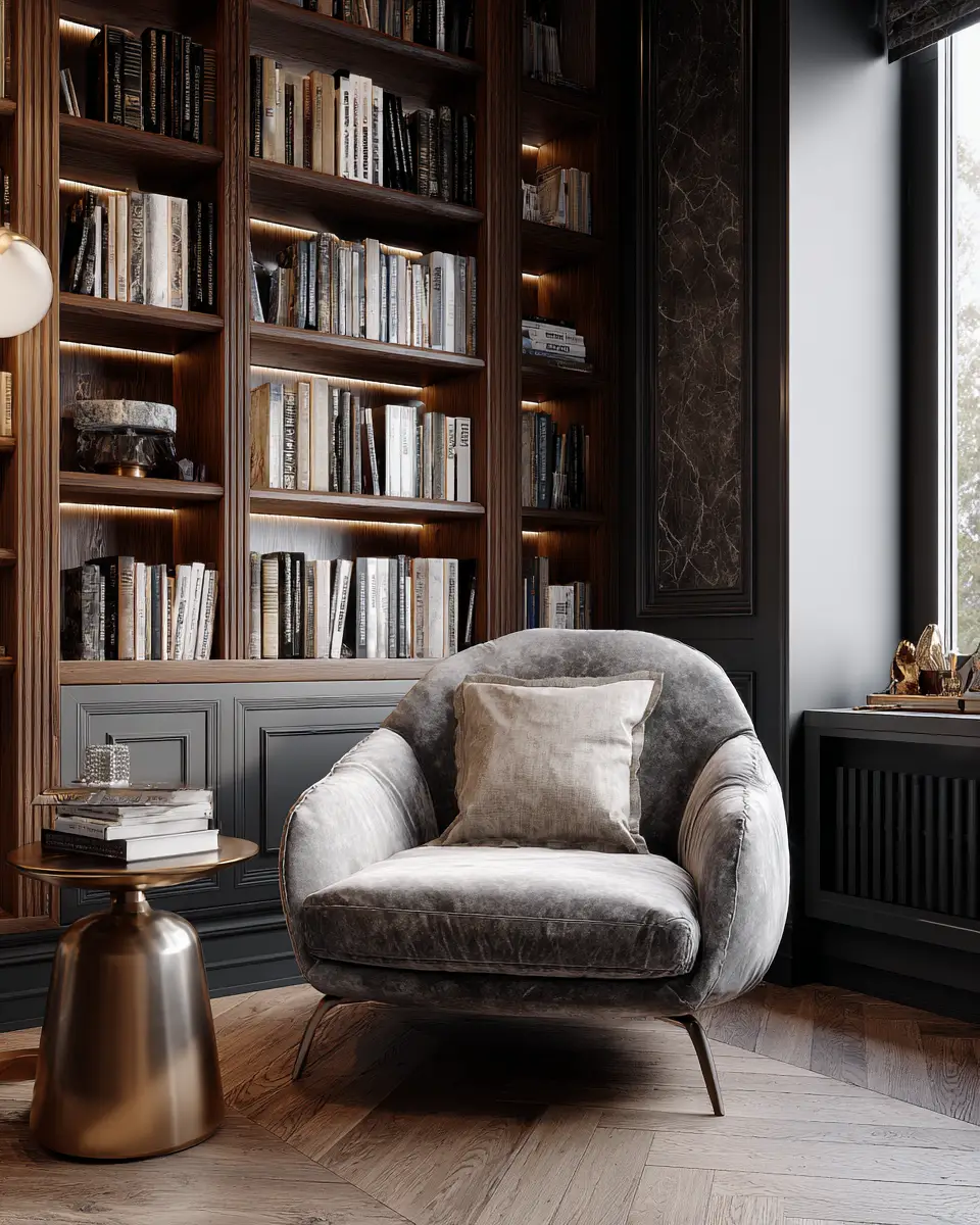 Serene Contemporary Home Office Decor Ideas