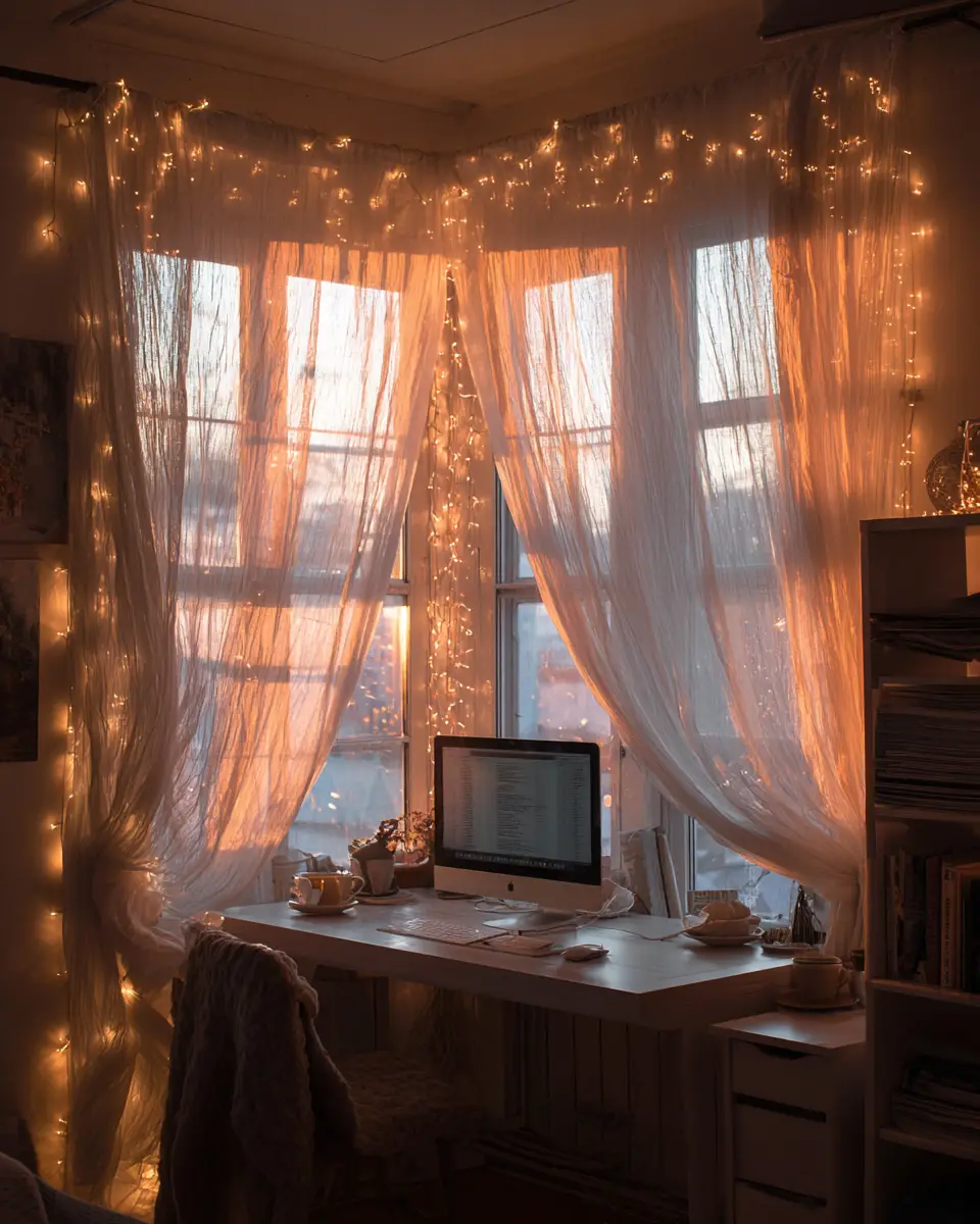 Serene Cottage Home Office Decor Ideas