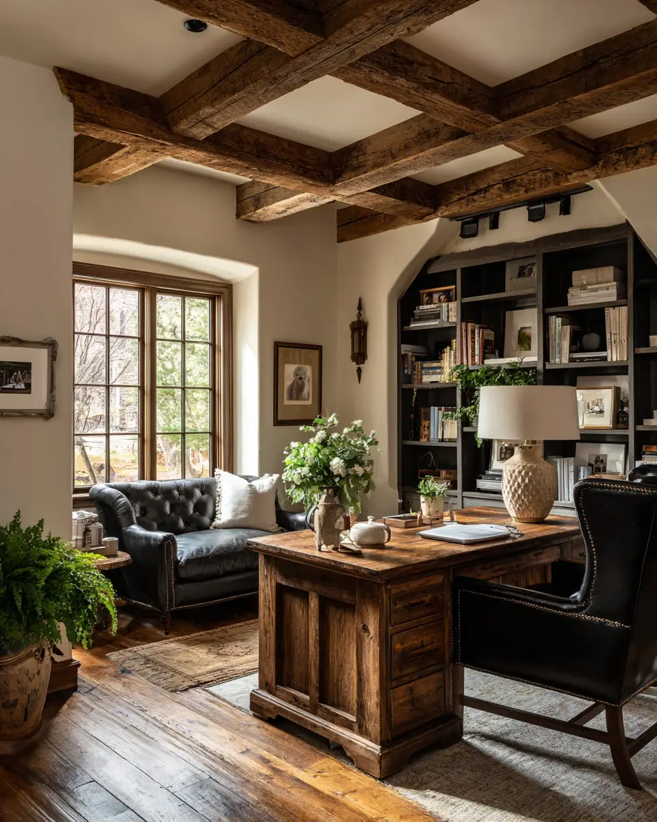 Serene Cottage Home Office Decor Ideas