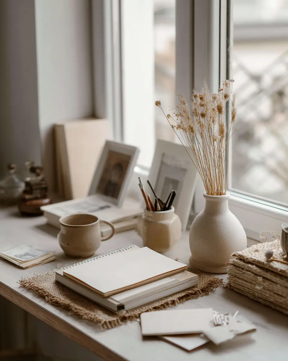 Serene Cottage Home Office Decor Ideas